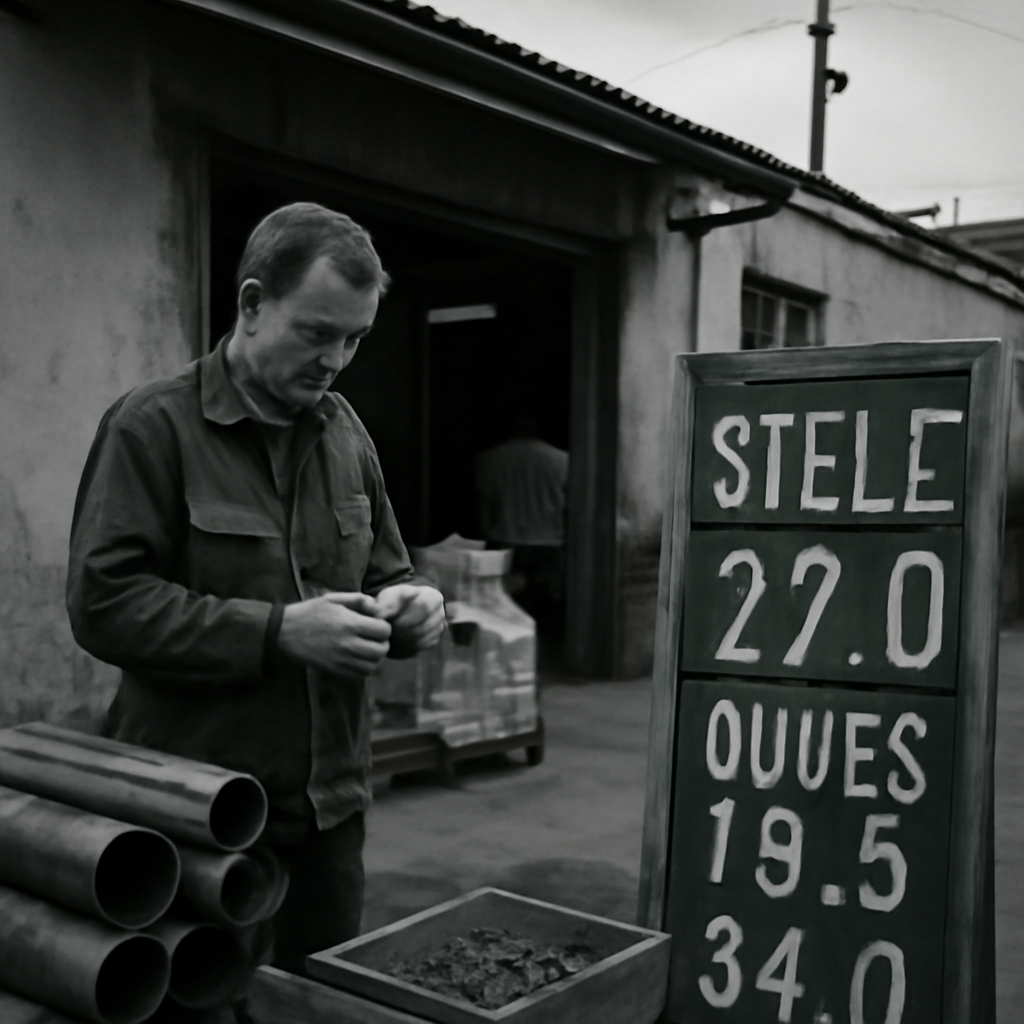 News photograph: New Atlantic duties put repair steel and olive products on the bill
