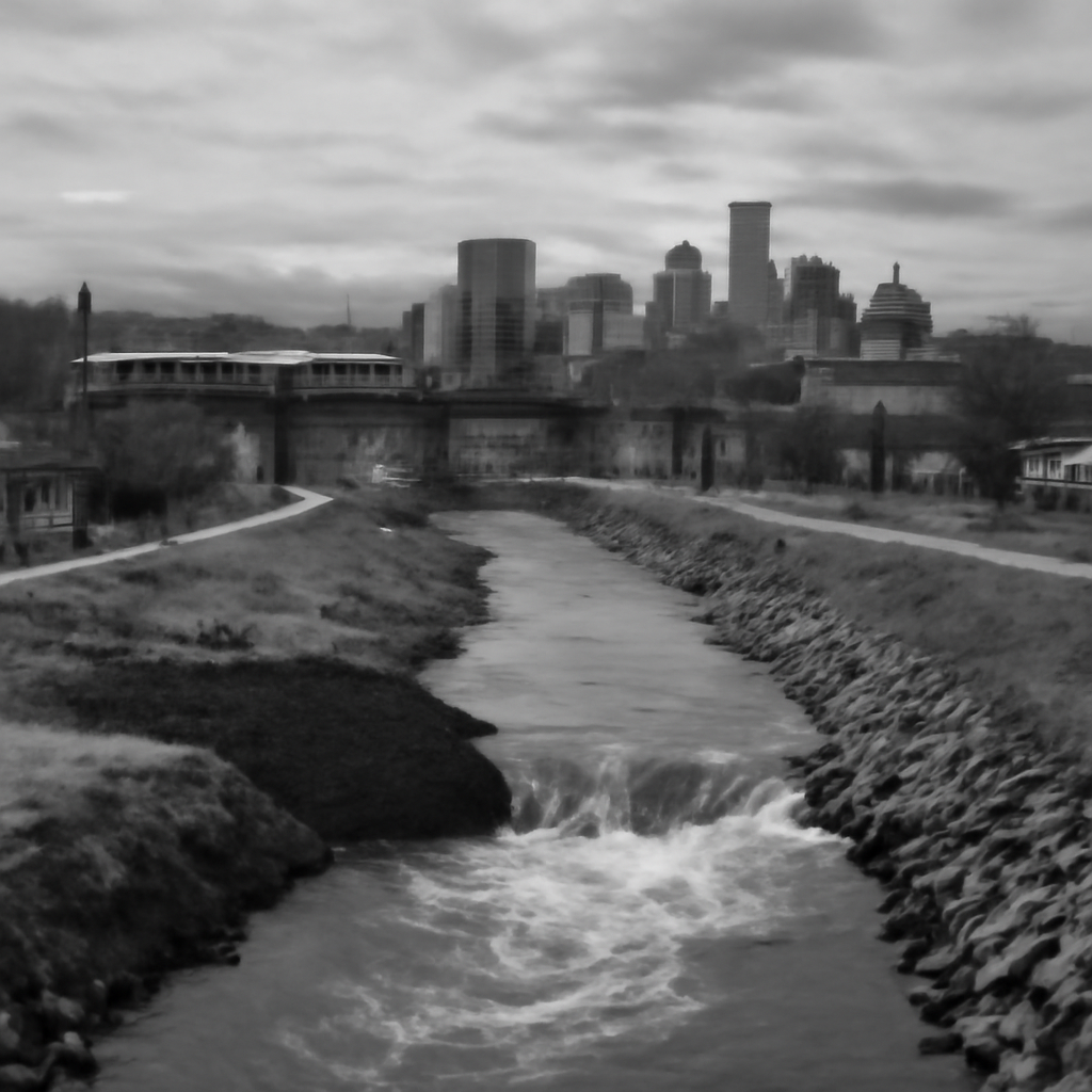 News photograph: Globeville Channel Gets Water Back Before Runoff