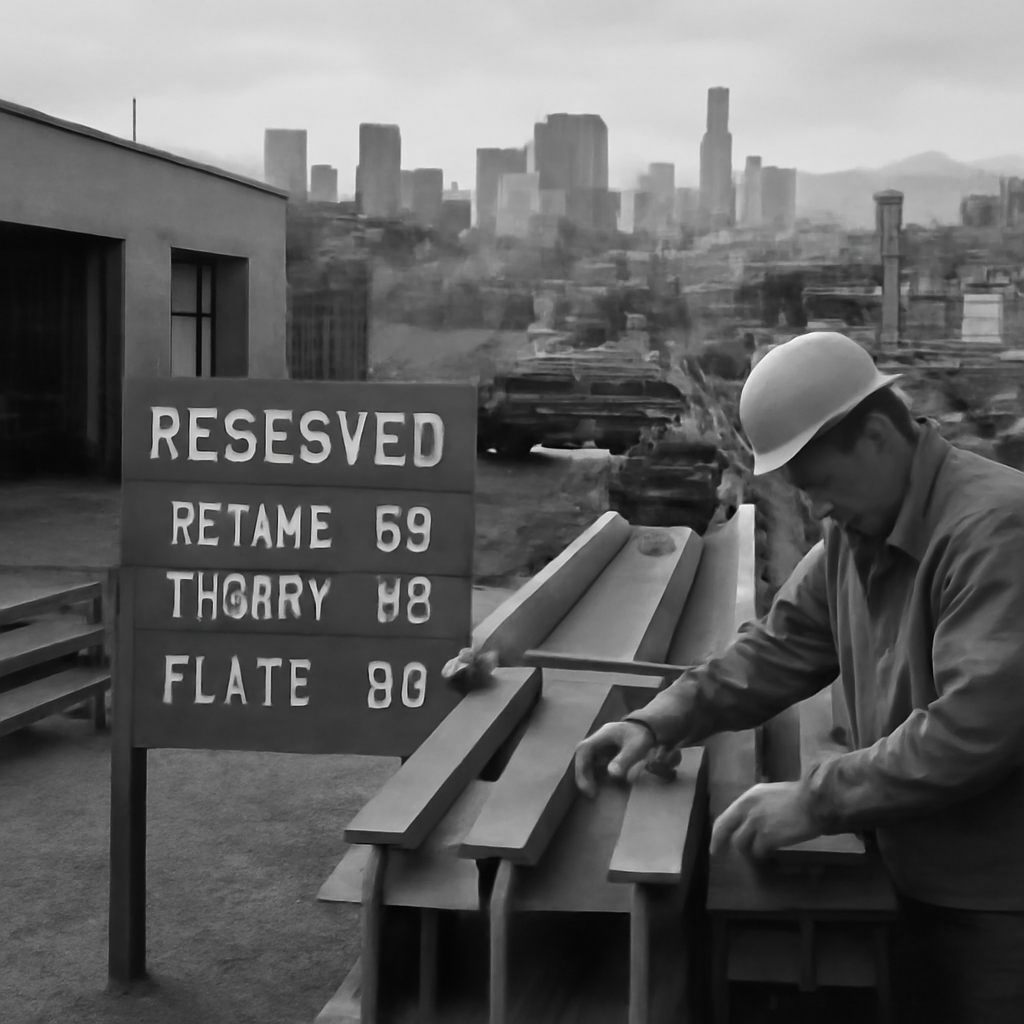 News photograph: Four Rail Corridor Yards Set Aside Steel for Small Shops