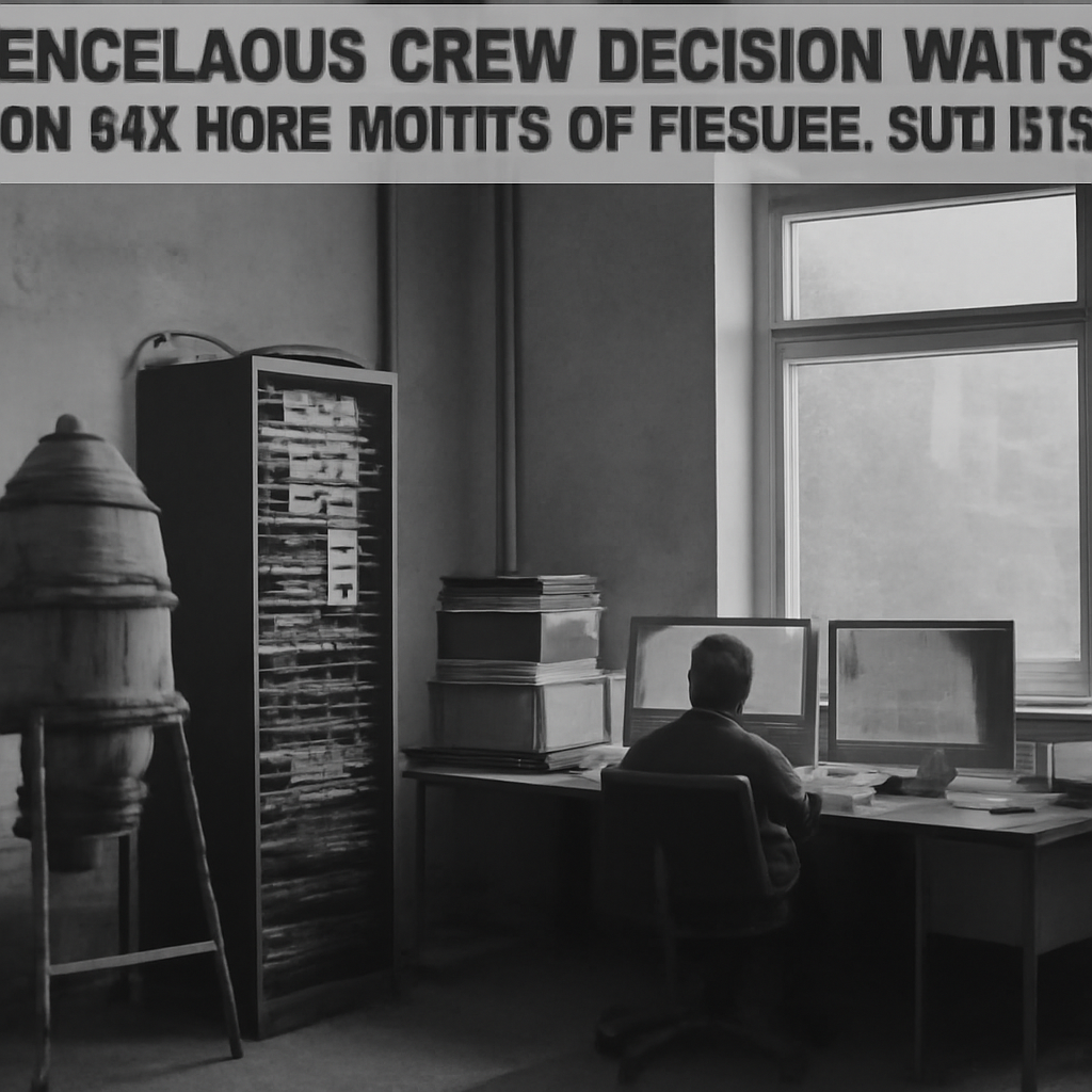 News photograph: Enceladus Crew Decision Waits on Six More Months of Fissure Surveys