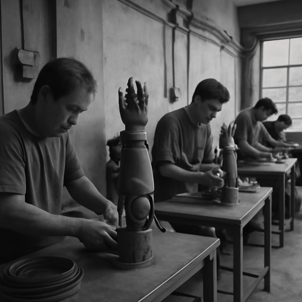 News photograph: Jakarta’s Public Foundry Sends Its First Modular Limbs Abroad
