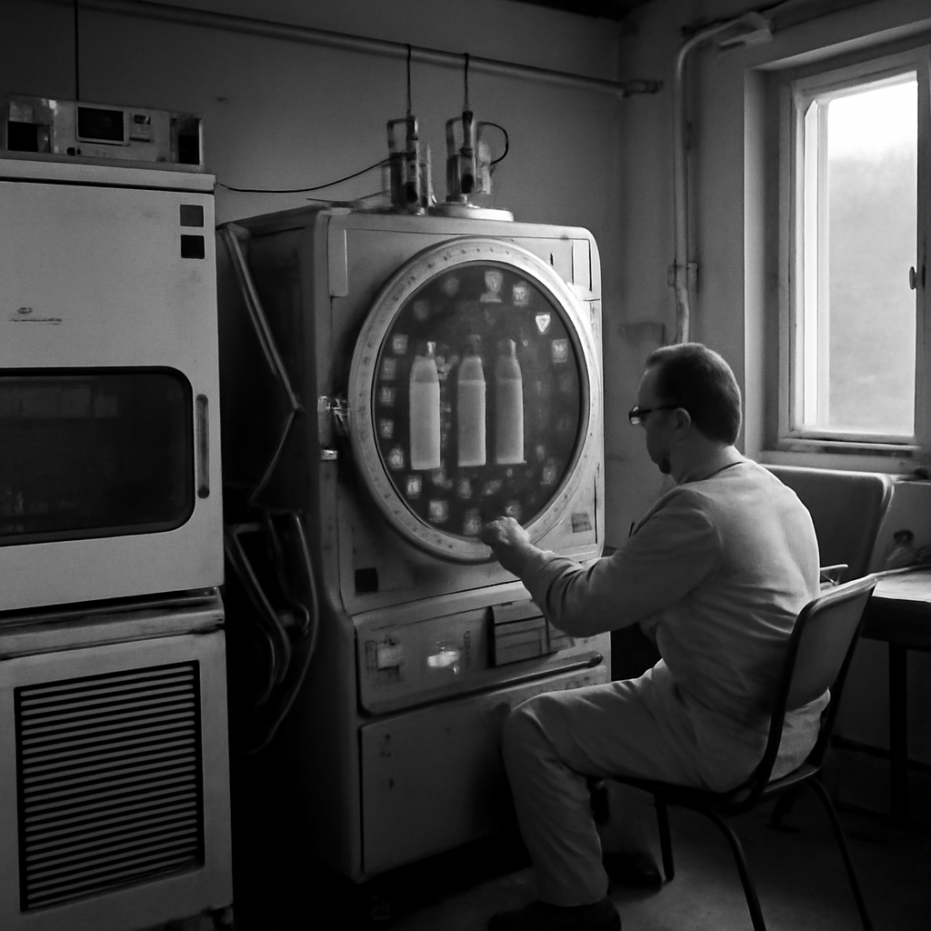 News photograph: A Lunar Clinic Maintains Bone-Marrow Cells for a Full Year
