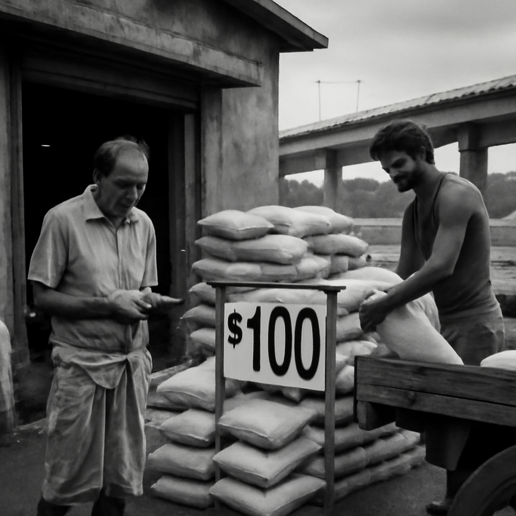 News photograph: India and Bangladesh Put a Flood Guarantee Behind Monsoon Freight