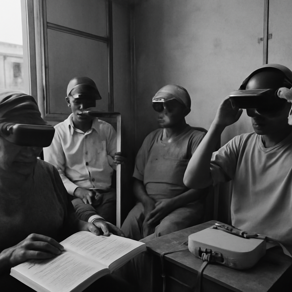 News photograph: Dakar Cooperative Reports Durable Sight Gains From Cultivated Retinal Sheets