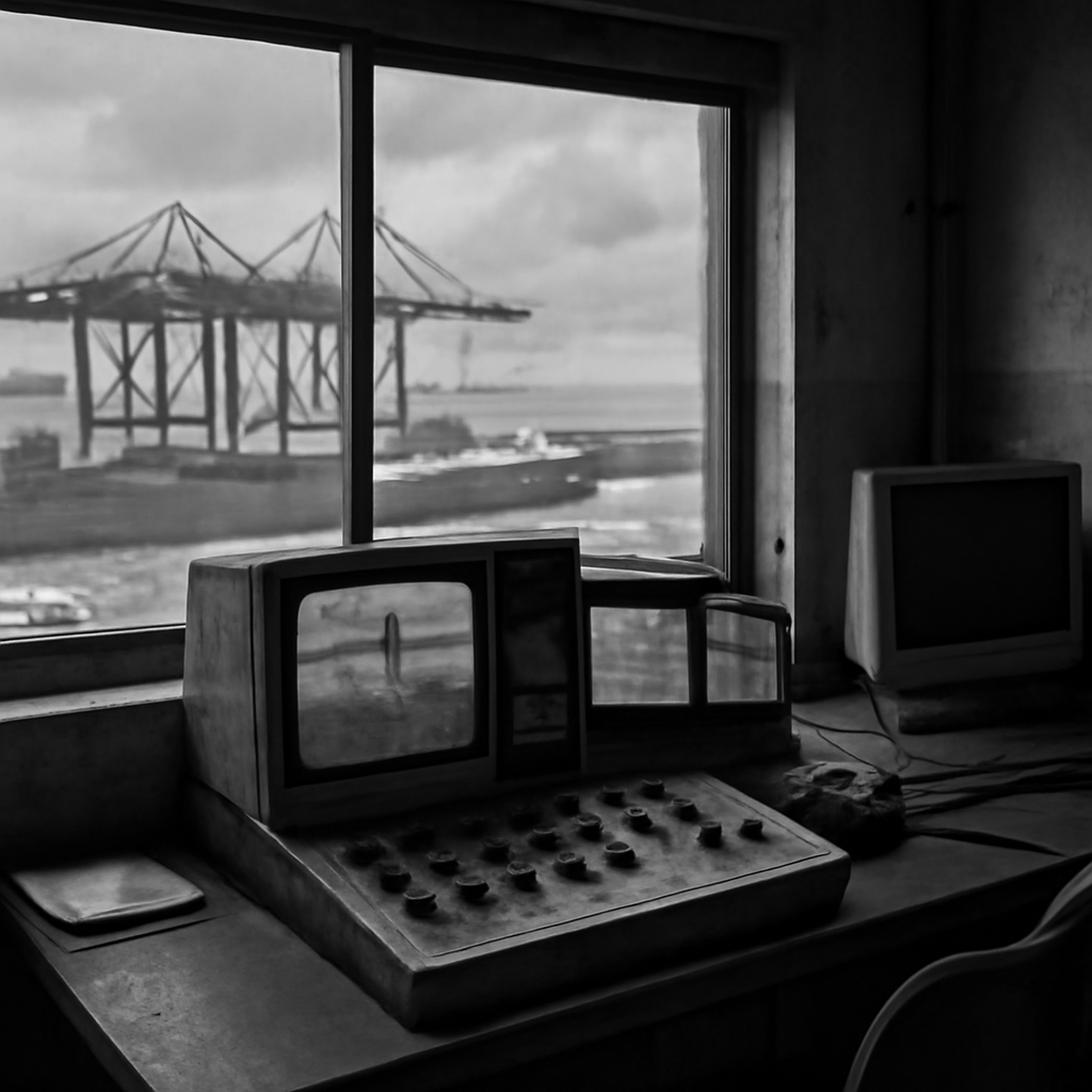 News photograph: Busan Puts Its Storm-Repairing Eastern Harbor to Work