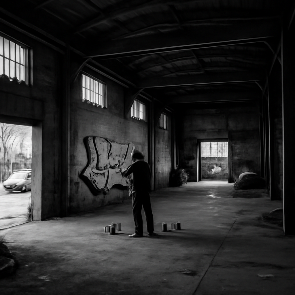 News photograph: Cass Paid for Paint Where Everyone Could See