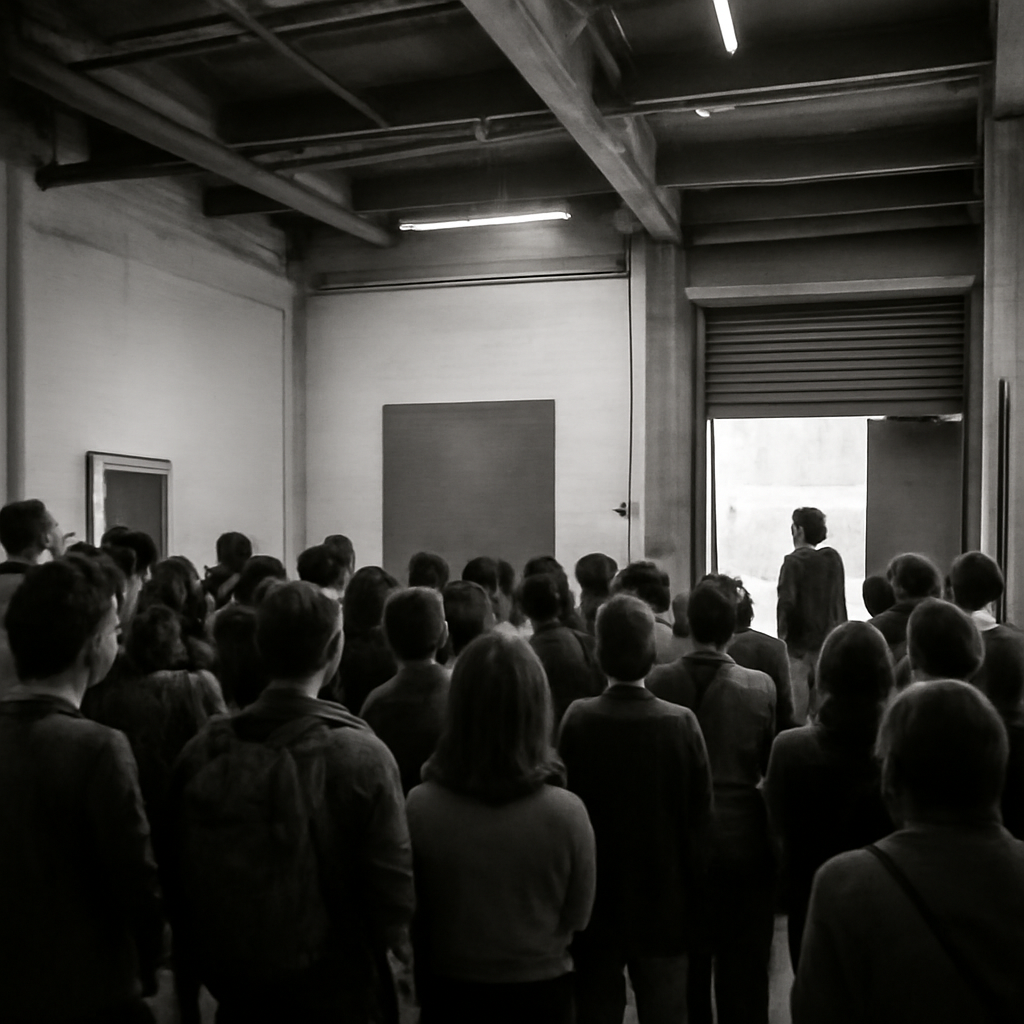 News photograph: Ondine Withdrew, and the Gallery Kept the File