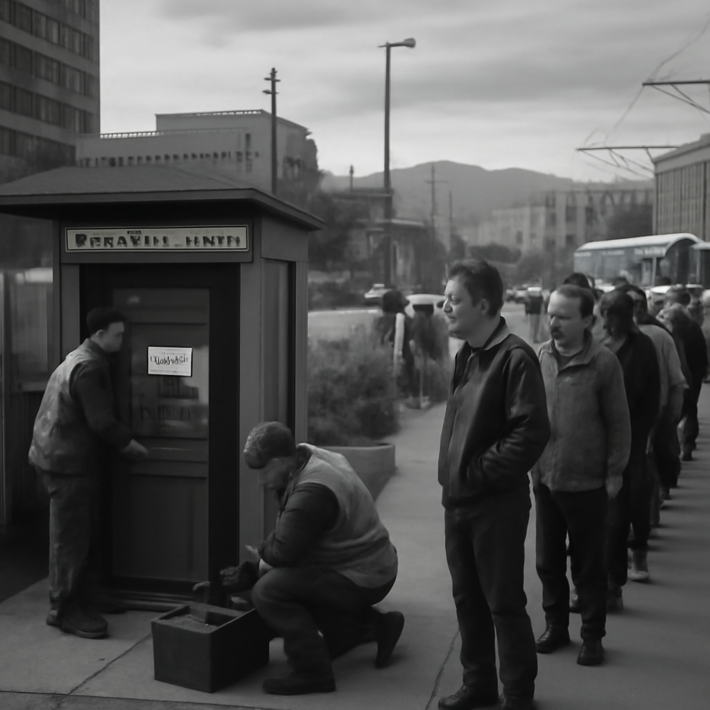 News photograph: Denver Let Its Error Desks Correct the Machine in Public